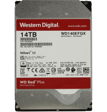 Накопичувач HDD SATA 14.0TB WD Red Plus 7200rpm 512MB (WD140EFGX)