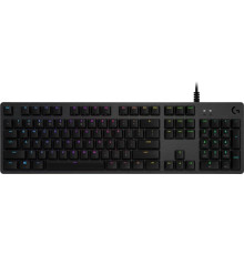 Клавiатура Logitech G512 Carbon Lightsync RGB Mechanical with GX Red Switches Black (920-009370)