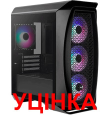 Корпус AeroCool Aero One Mini Frost (Aero One Mini Frost-G-BK-v1) Black без БЖ