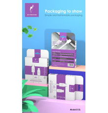 Кабель SkyDolphin S12T Frost Line USB Type-C - USB Type-C (M/M), 1 м, White (USB-000577)