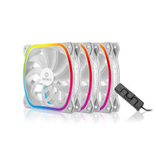 Вентилятор Enermax SquA RGB White (3pcs Pack) (UCSQARGB12P-W-BP3)