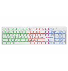 Клавіатура REAL-EL Comfort 7070 Ukr White