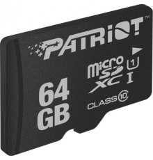 Карта памяти MicroSDXC  64GB UHS-I Class 10 Patriot LX (PSF64GMDC10)