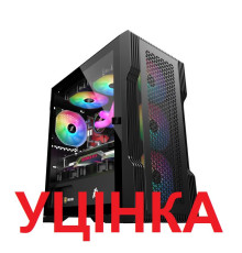Корпус 1stPlayer T3-4F1-BK Black без БЖ
