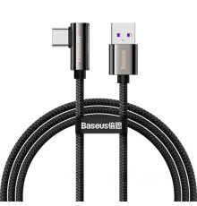 Кабель Baseus Legend Series Elbow USB-USB-C, 1м, Black (CATCS-B01)