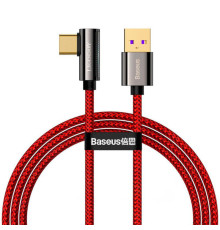 Кабель Baseus Legend Series Elbow USB-USB-C, 1м, Red (CACS000409)