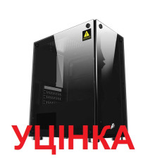 Корпус 1stPlayer X2-3B1 Black без БЖ