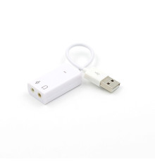 Звукова карта Voltronic USB-sound card (5.1) 3D sound White (YT-SC-5.1/W/03351)