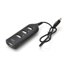 Концентратор Voltronic DNS-HUB4-OB, 4хUSB2.0, Black (DNS-HUB4-OB/19156)