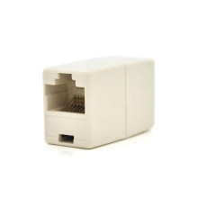 З`єднувач Merlion (2xRJ45-GREY/06183) RJ45 патч-кордів мама/мама, сірий