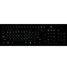 Наклейка на клавіатуру XoKo 109 клавіш Українська / Англійська / Російська (XK-KB-STCK-BG)