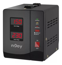 Стабілізатор NJOY Alvis 2000 (AVRL-20002AL-CS01B) AVR, 2 розетки