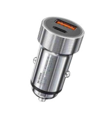 Автомобильное зарядное устройство WK WP-C28 (2USB) Silver (6941027614648)