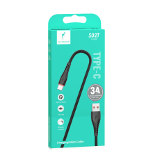 Кабель SkyDolphin S02T USB - USB Type-C (M/M), 1 м, Black (SDUSB-000589)