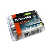 Батарейка ColorWay Alkaline Power AAA/LR03 Plactic Box 24шт