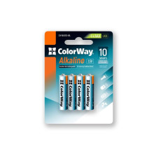 Батарейка ColorWay Alkaline Power AAA/LR03 BL 4шт