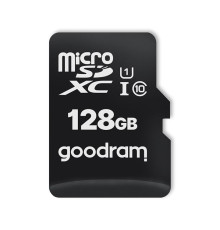 Карта памяти MicroSDXC 128GB UHS-I Class 10 Goodram + SD-adapter + OTG Card reader (M1A4-1280R12)