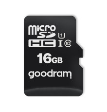 Карта памяти MicroSDHC  16GB UHS-I Class 10 Goodram + SD-adapter + OTG Card reader (M1A4-0160R12)
