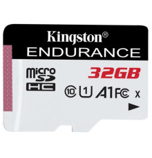 Карта памяти MicroSDHC  32GB UHS-I Class 10 Kingston High Endurance R95/W30MB/s (SDCE/32GB)