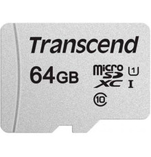 Карта пам`ятi MicroSDXC 64GB UHS-I Class 10 Transcend 300S (TS64GUSD300S)