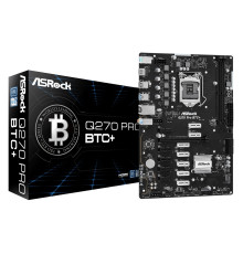 Материнська плата ASRock Q270 PRO BTC+ Socket 1151