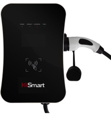 Зарядна станція для електромобілів HiSmart Type 2, 22kW, 32A, 3-фазна, кабель Duosida 5м (EV200085)