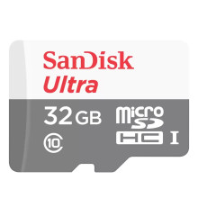 Карта пам`яті MicroSDXC 32GB UHS-I Class 10 SanDisk Ultra R100/W10MB/s (SDSQUNR-032G-GN3MN)