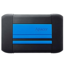 Зовнішній жорсткий диск 2.5" USB 1TB Apacer AC633 Black/Blue (AP1TBAC633U-1)