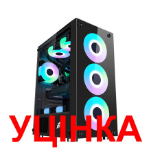 Корпус 1stPlayer V7-4F1 Color LED Black без БЖ