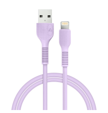 Кабель ACCLAB AL-CBCOLOR-L1PP USB - Lightning (M/M), 1.2 м, Purple (1283126518218)
