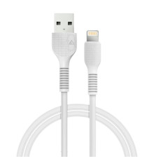 Кабель ACCLAB AL-CBCOLOR-L1WT USB - Lightning (M/M), 1.2 м, White (1283126518225)