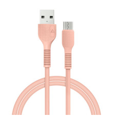 Кабель ACCLAB AL-CBCOLOR-M1PH USB - micro USB (M/M), 1.2 м, Peach (1283126518164)
