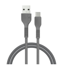 Кабель ACCLAB AL-CBCOLOR-T1BK USB - USB Type-C (M/M) 1.2 м Black (1283126518232)