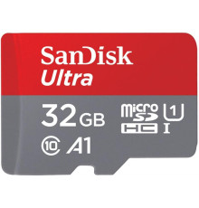 Карта пам`ятi MicroSDHC 32GB UHS-I Class 10 SanDisk Ultra A1 R120MB/s (SDSQUA4-032G-GN6MN)