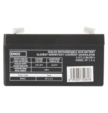 Акумуляторна батарея Emos B9651 6V 1.3AH (FAST.4.7 MM) AGM