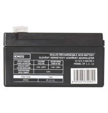 Акумуляторна батарея Emos B9652 12V 1.3AH (FAST.4.7 MM) AGM