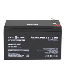 Акумуляторна батарея LogicPower LPM 12V 7AH (LPM 12 - 7.0 AH) AGM