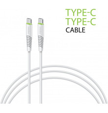 Кабель Intaleo CBFLEXTT1 USB Type-C - USB Type-C (M/M), 1.2 м, White (1283126501296)