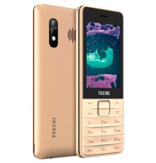 Мобiльний телефон Tecno T454 Dual Sim Champagne Gold (4895180745980)