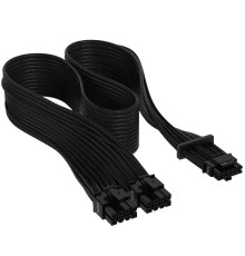 Кабель-переходник Corsair Premium Individually Sleeved 12+4pin PCIe Gen 5 12VHPWR 600W cable, Type 4, BLACK (CP-8920331)