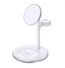 Магнітний бездротовий зарядний пристрій Choetech T585-F 3in1 Magnetic wireless charger station for iPhone