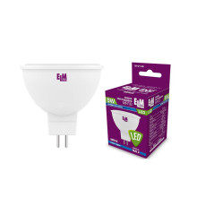 Лампа світлодіодна ELM 5W MR16 GU5.3 4000K (18-0146)