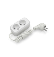 Подовжувач блоковий (ABS) Electrum 2 гнізда 3м із заземленням C-ES-1788