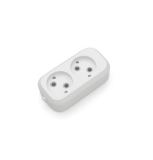 Розетковий блок 2 гнізда Electrum C-SM-1774