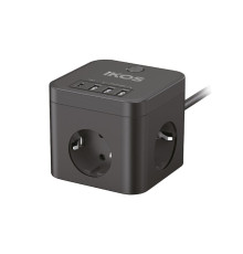 Сетевой фильтр-удлинитель IKOS C34S-CU Black (0007-CEF)