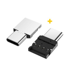 Адаптер XoKo AC-045 USB-USB Type-C Silver 2шт. (XK-AC045-SL2)