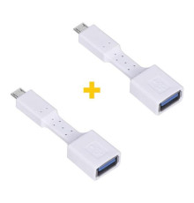 Адаптер XoKo AC-110 USB-microUSB White 2шт. (XK-AC110-WH2)