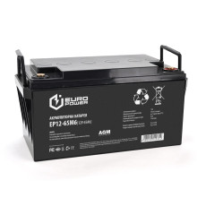 Аккумуляторная батарея Europower 12V 65AH (EP12-65M6/14262) AGM