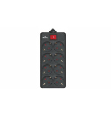 Фільтр живлення REAL-EL RS-8 Protect 5м Black (EL122300024)