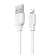 Кабель Remax Suji USB - Lightning (M/M), 1 м, White (RC-138i W)